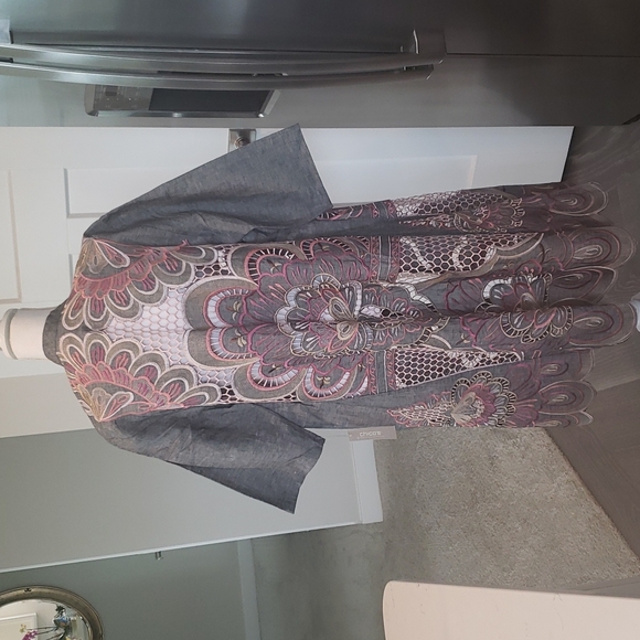 Chico's long jacket, coverup - Picture 11 of 13